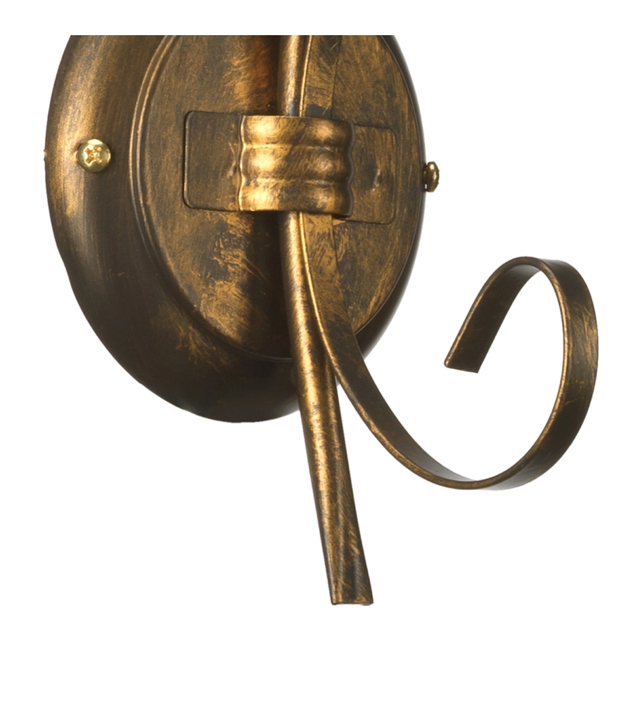 APPLIQUE 1 LUCE ONLI "ODINO" BRONZO E14